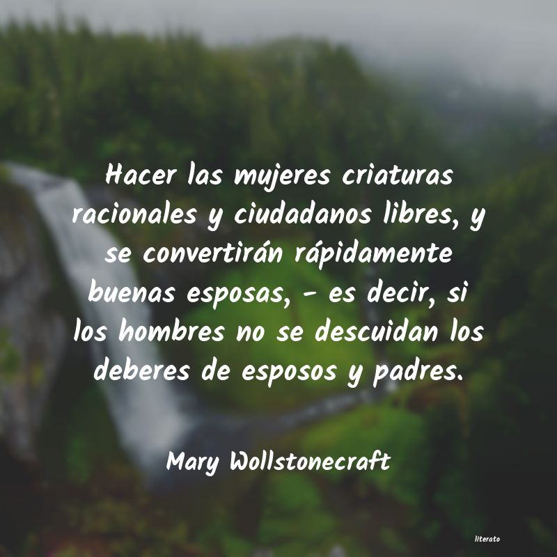 Frases de Mary Wollstonecraft