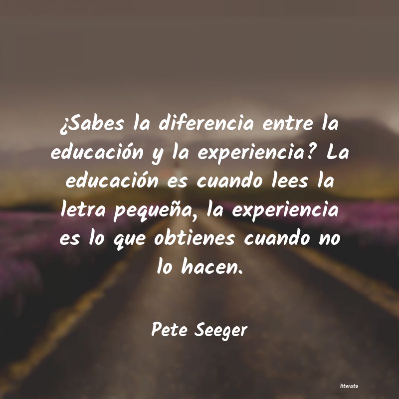 frases de Pete Seeger