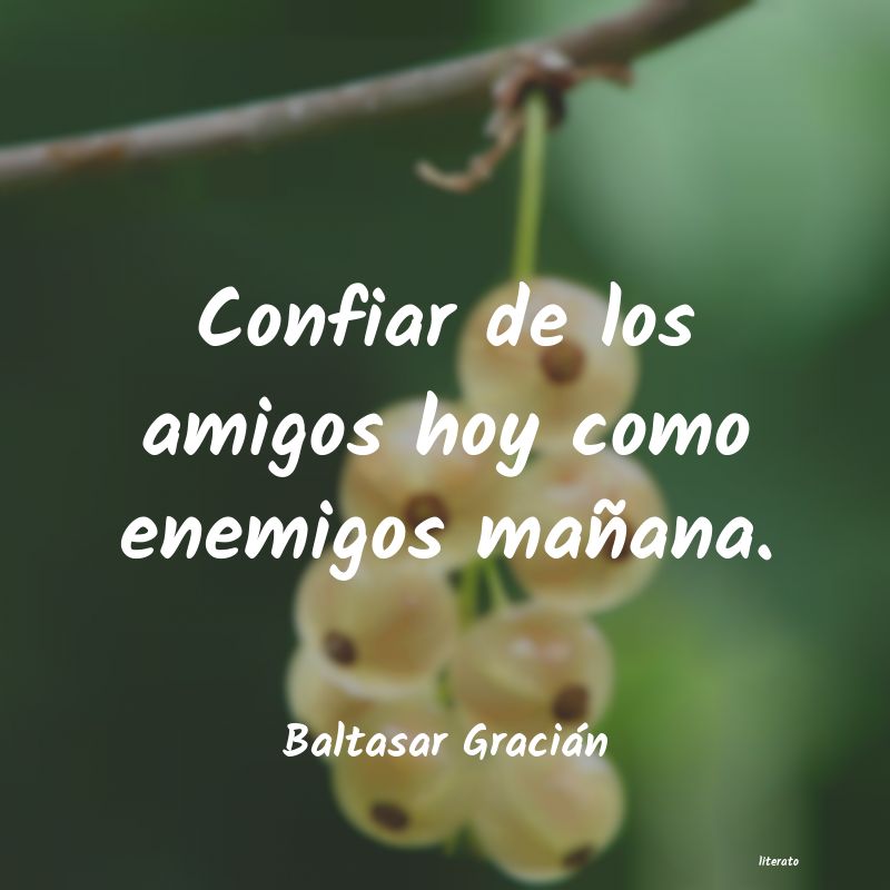 frases de Baltasar Gracián