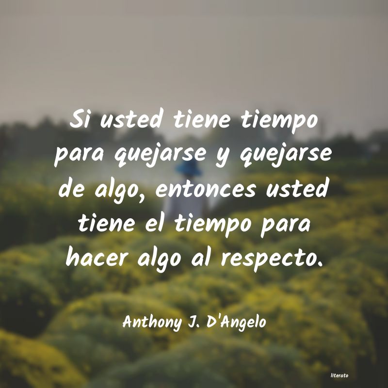 frases de Anthony J. D'Angelo