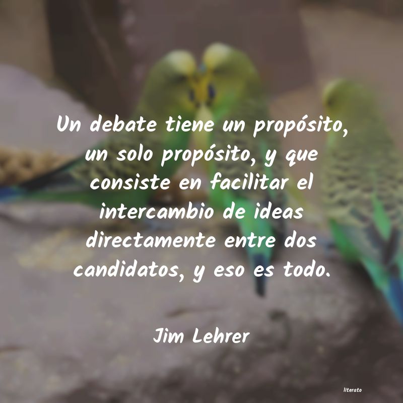 Frases de Jim Lehrer