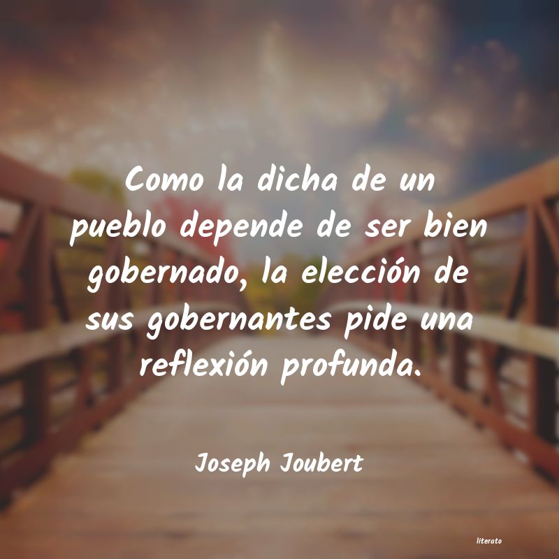 Frases de Joseph Joubert