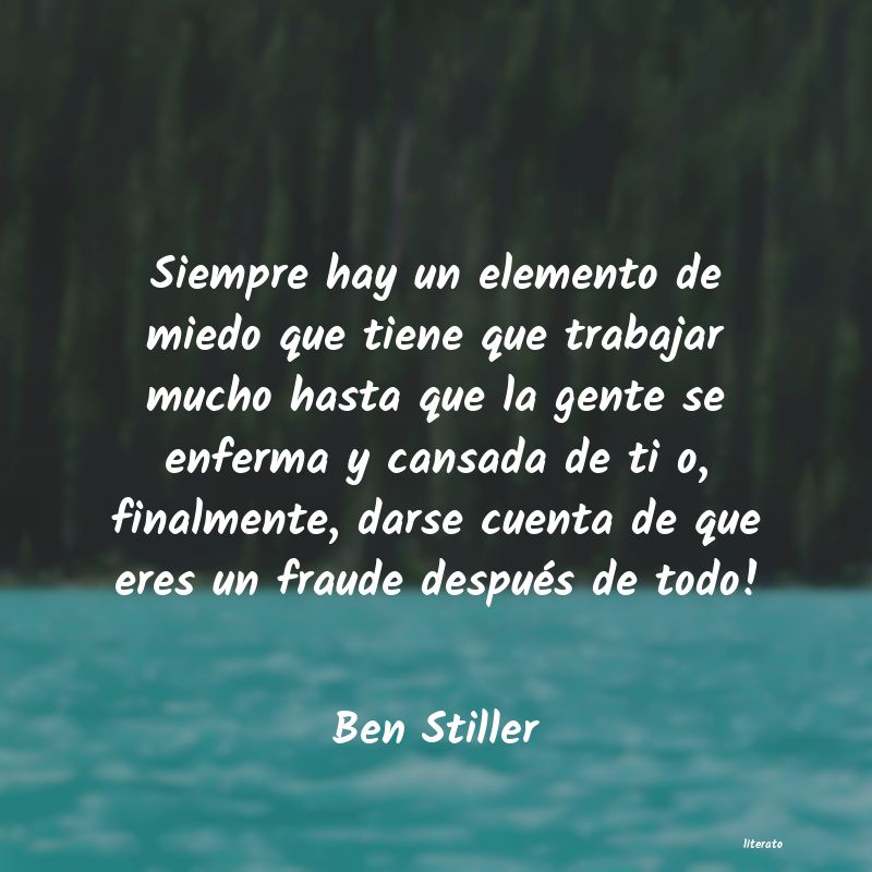 Frases de Ben Stiller