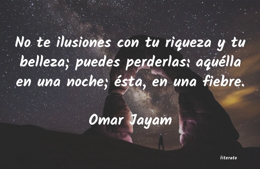 Frases de Omar Jayam