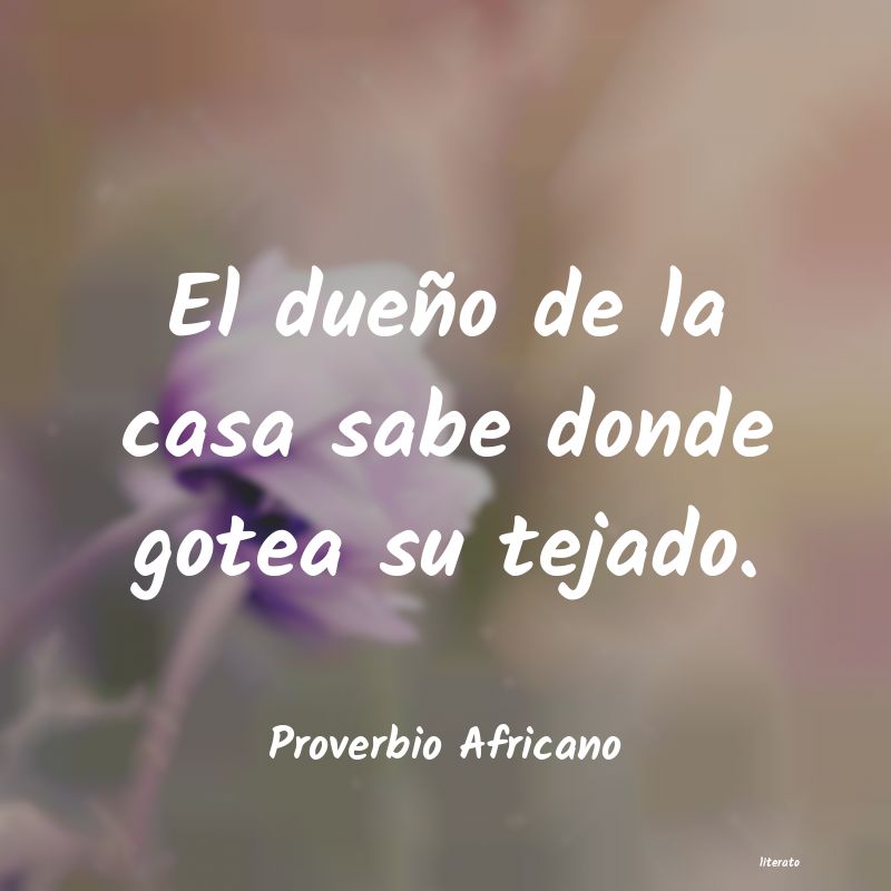 Frases de Proverbio Africano