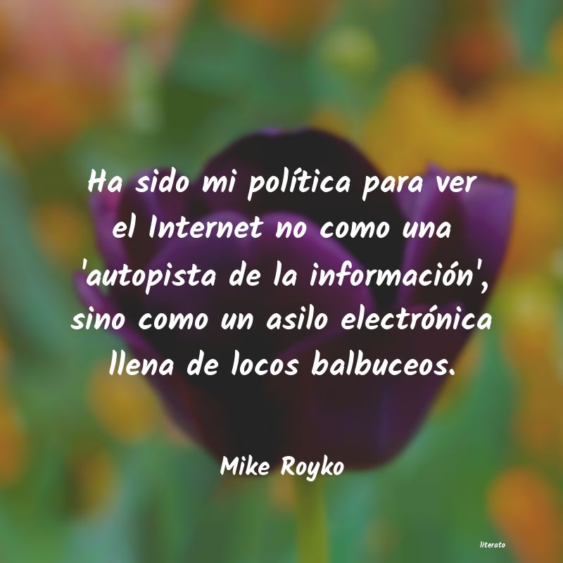 Frases de Mike Royko