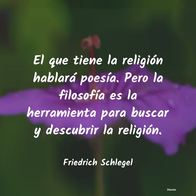 Frases de Friedrich Schlegel