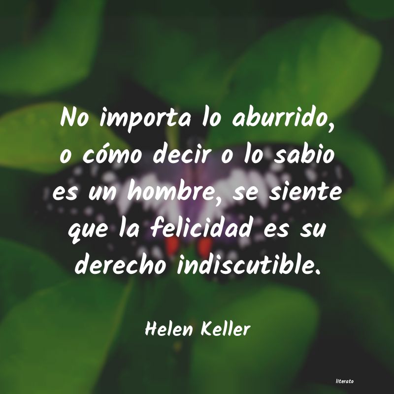 frases de Helen Keller