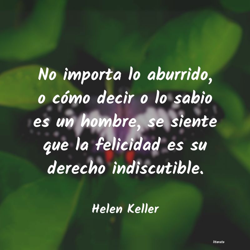 Frases de Helen Keller