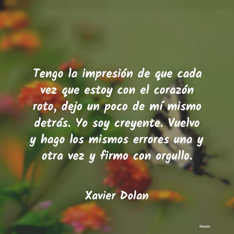 Frases de Xavier Dolan