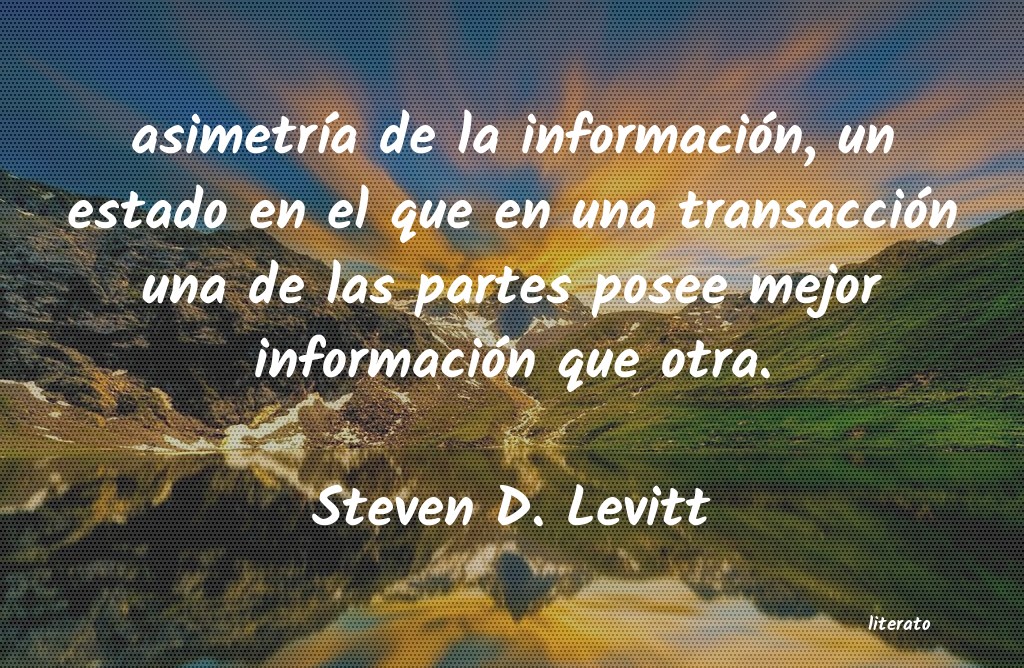 Frases de Steven D. Levitt
