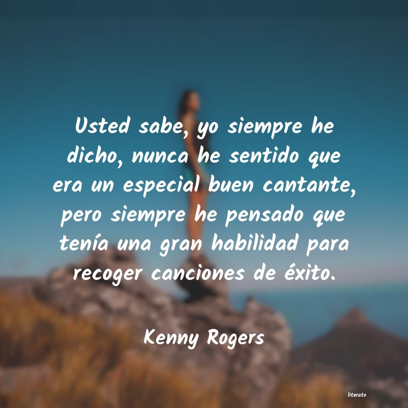 Frases de Kenny Rogers