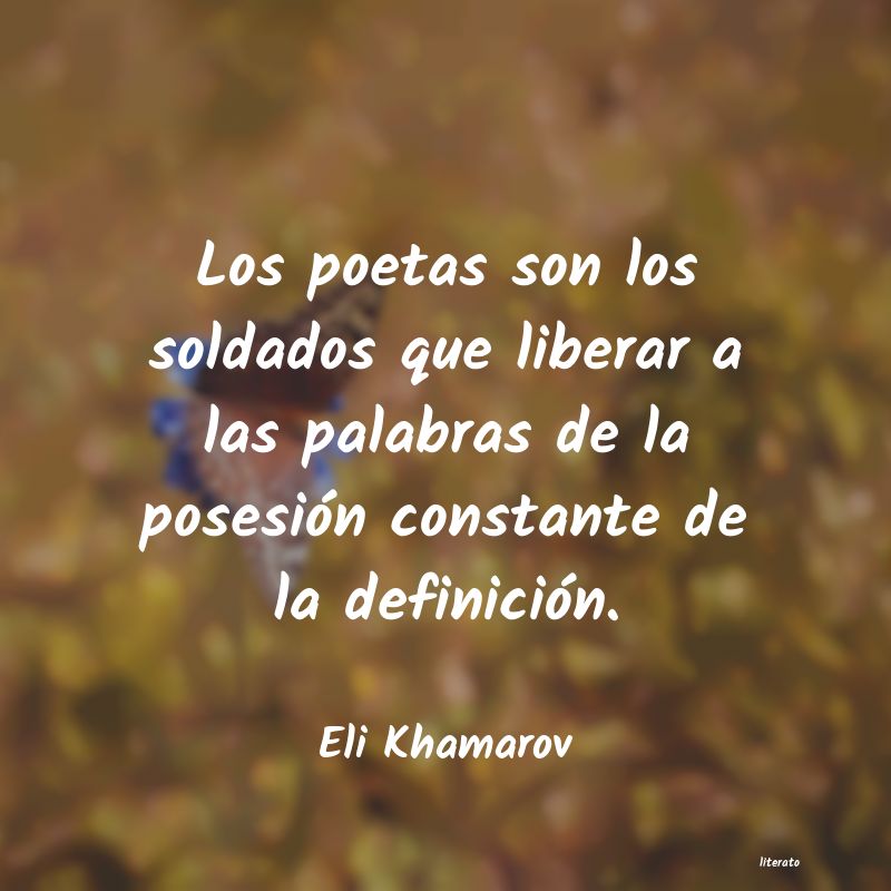 Frases de Eli Khamarov