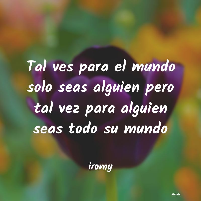 Frases de iromy