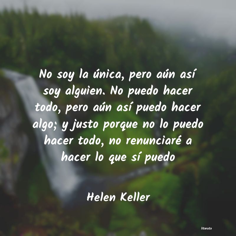 frases de Helen Keller