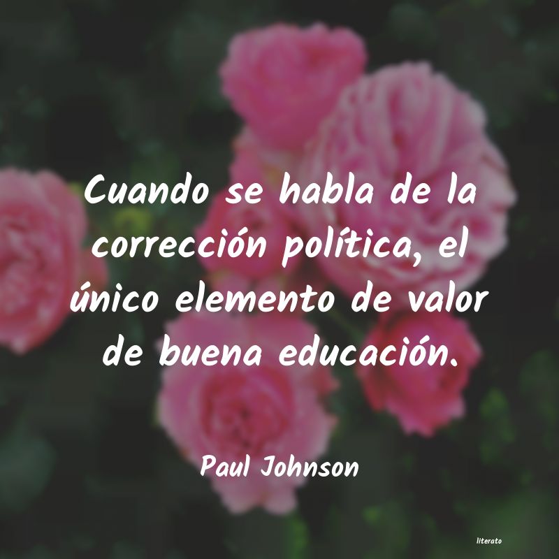 frases de Paul Johnson