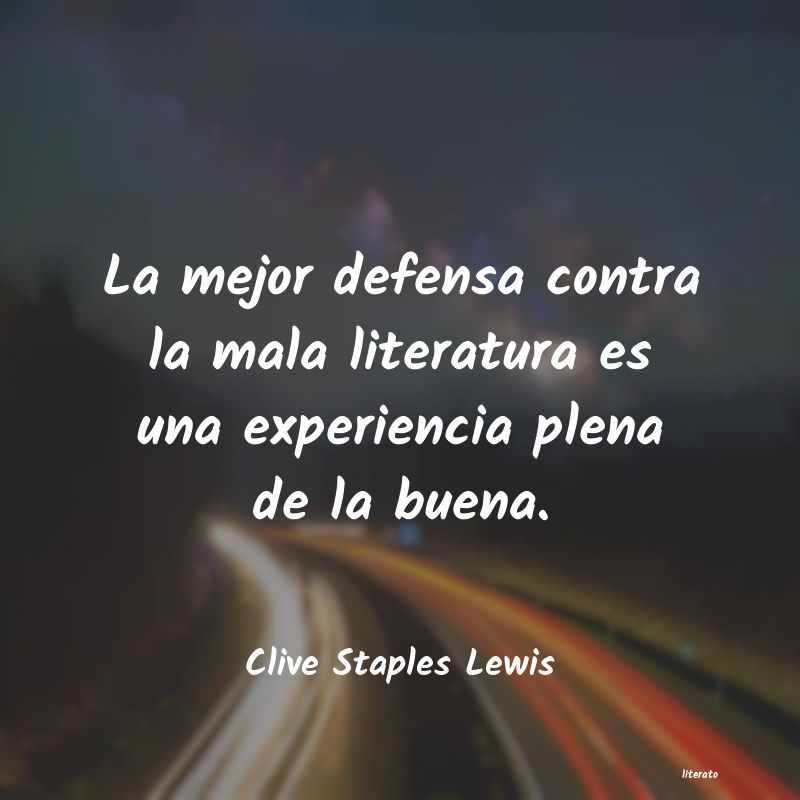 frases de Clive Staples Lewis