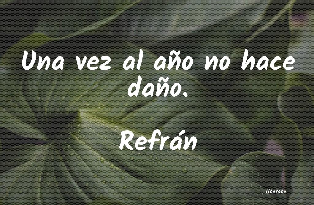 Frases de Refrán