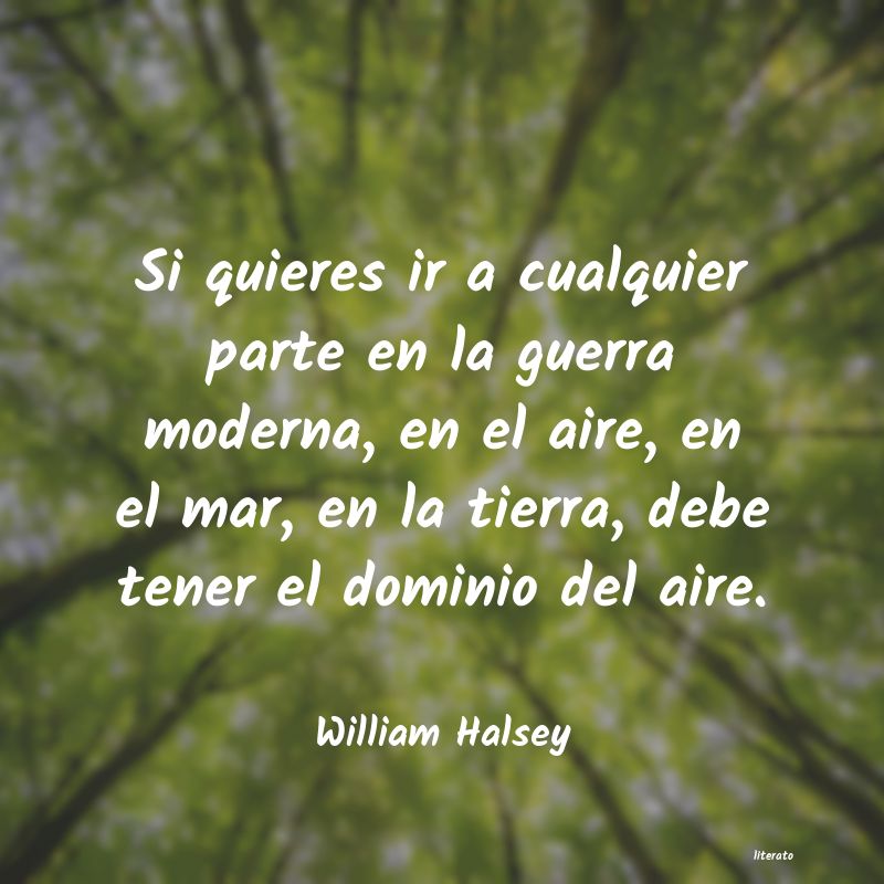 Frases de William Halsey