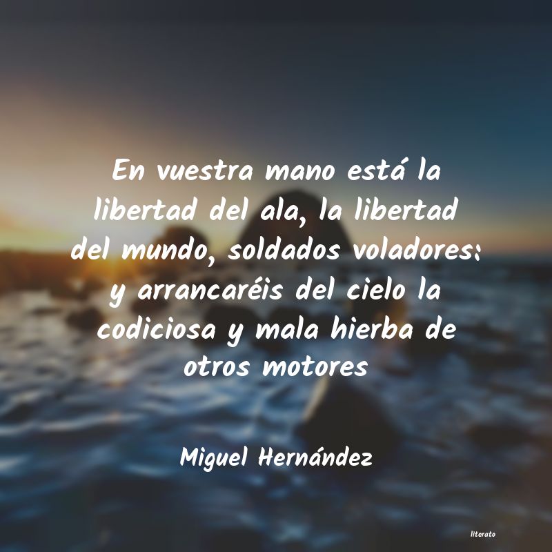 frases de Miguel Hernández