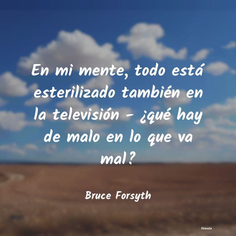 frases de Bruce Forsyth
