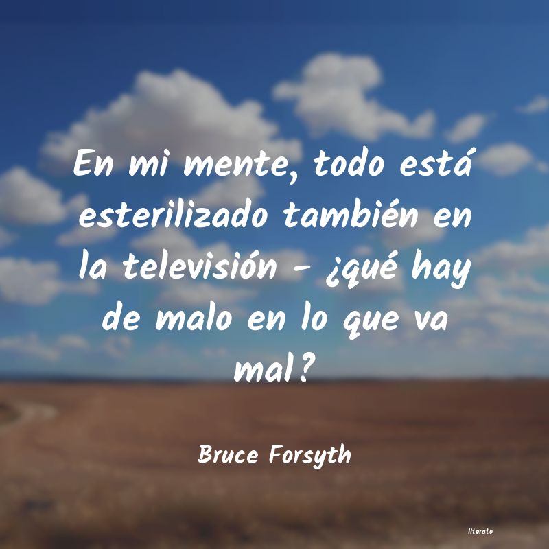 Frases de Bruce Forsyth