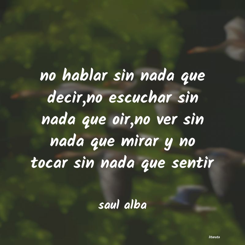 Frases de saul alba