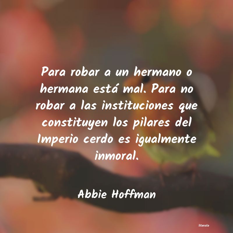 Frases de Abbie Hoffman