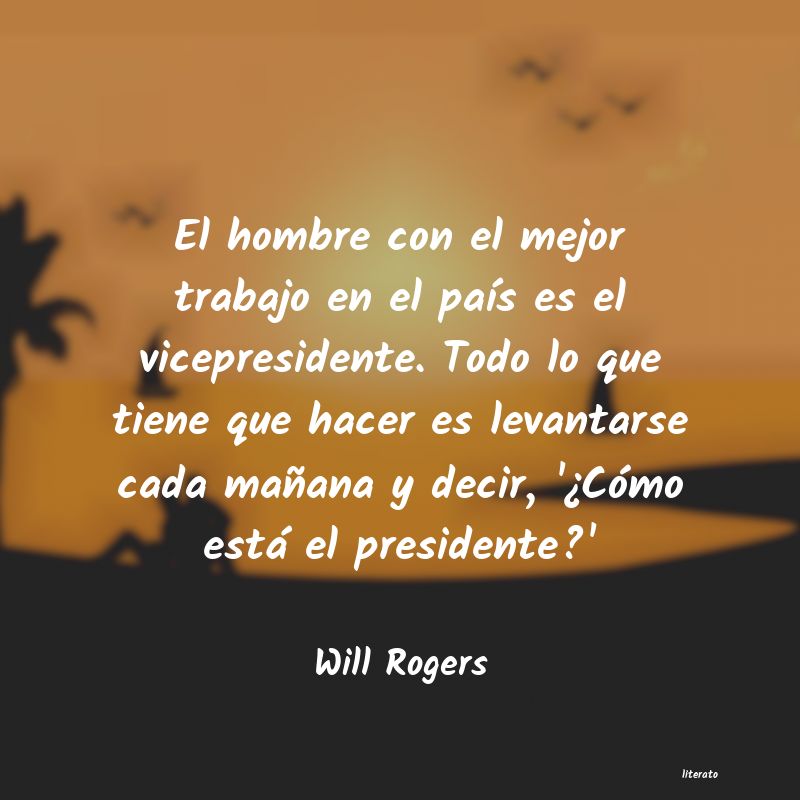 Frases de Will Rogers