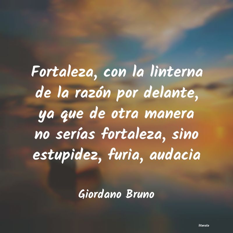 Frases de Giordano Bruno