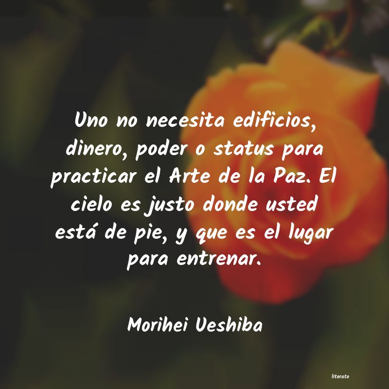 Frases de Morihei Ueshiba