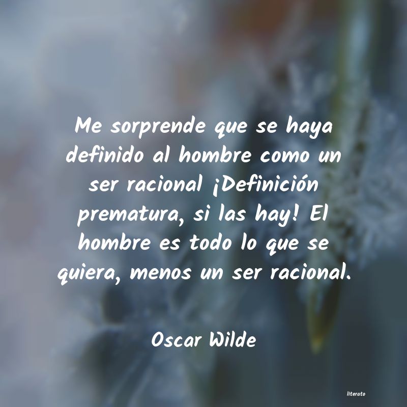 Frases de Oscar Wilde