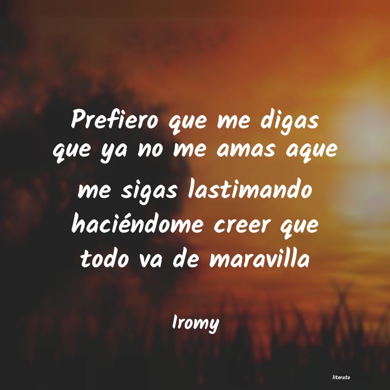 frases de Iromy