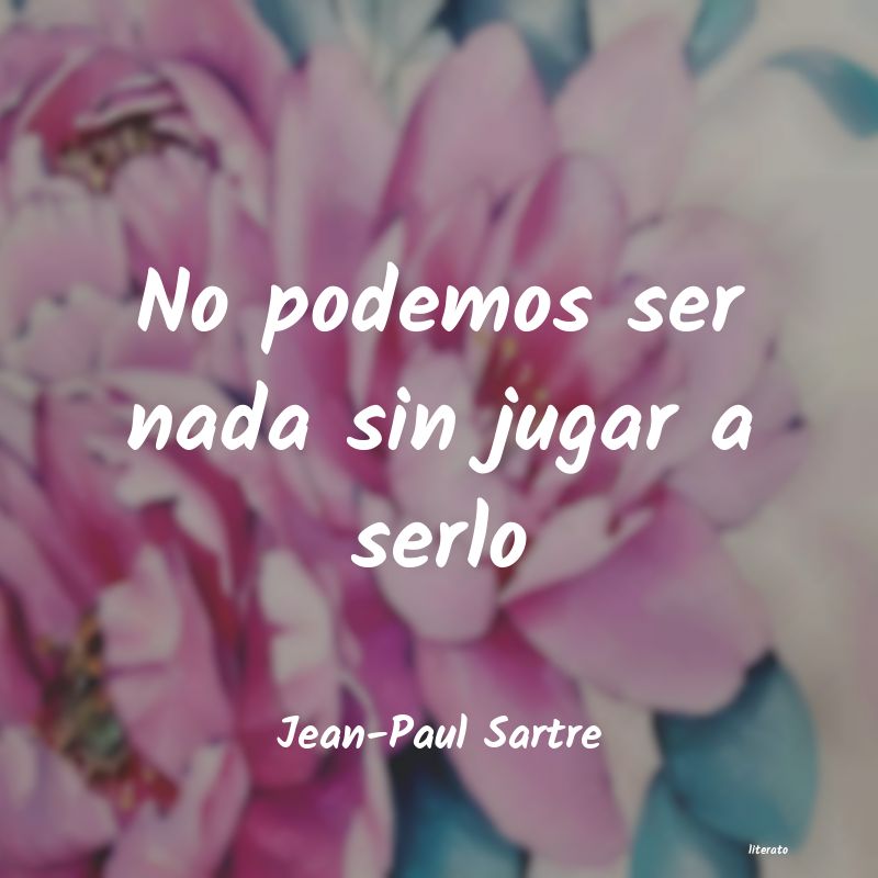 frases de Jean-Paul Sartre