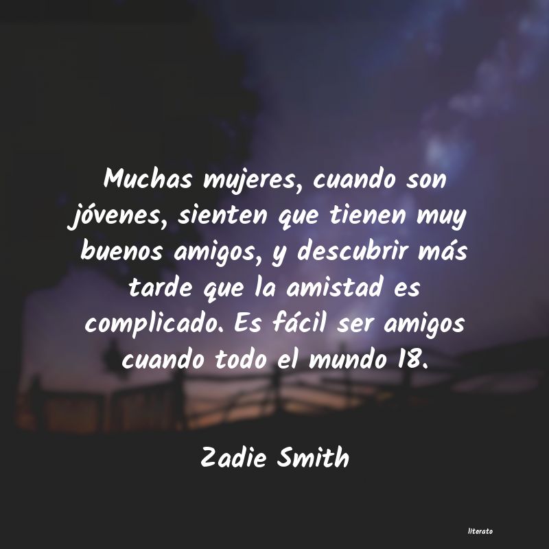frases de Zadie Smith