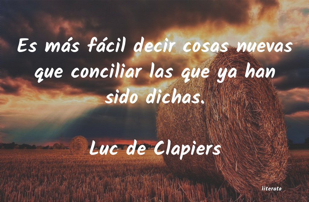 Frases de Luc de Clapiers