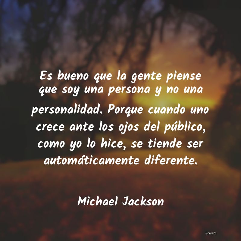 Frases de Michael Jackson