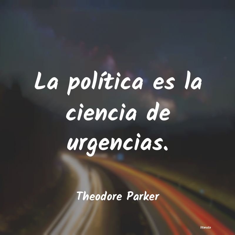 frases de Theodore Parker