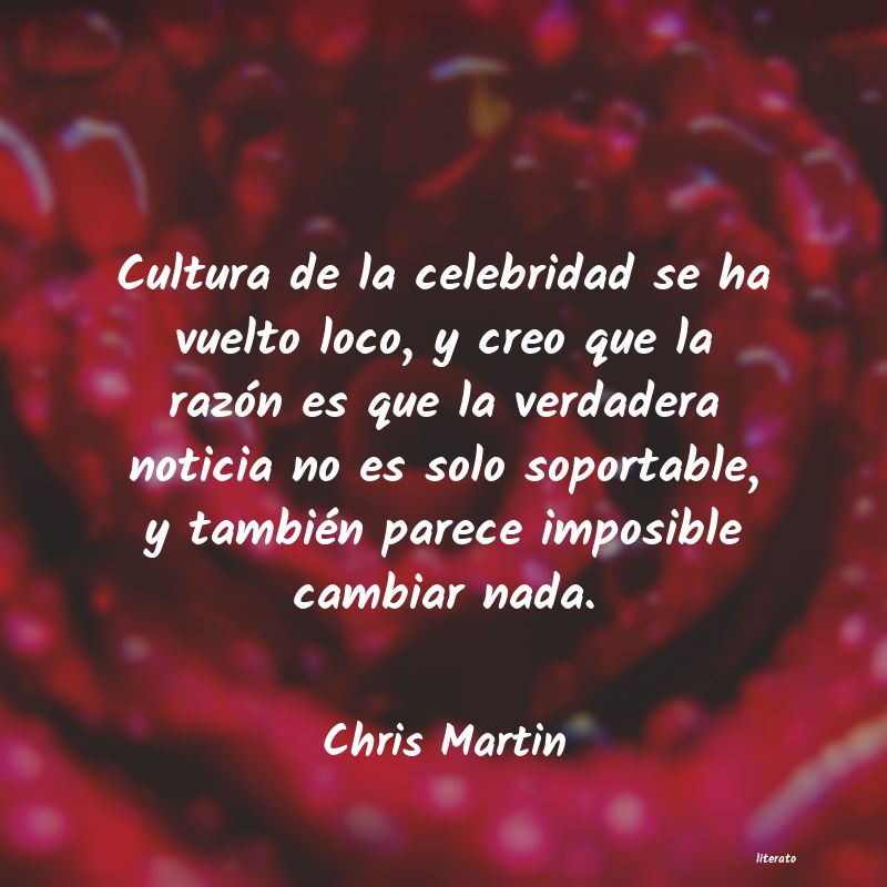 Frases de Chris Martin