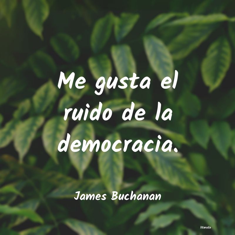 Frases de James Buchanan