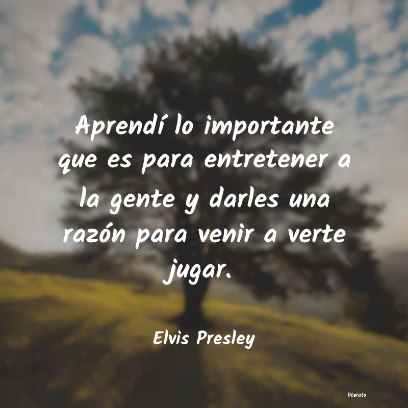 frases de Elvis Presley