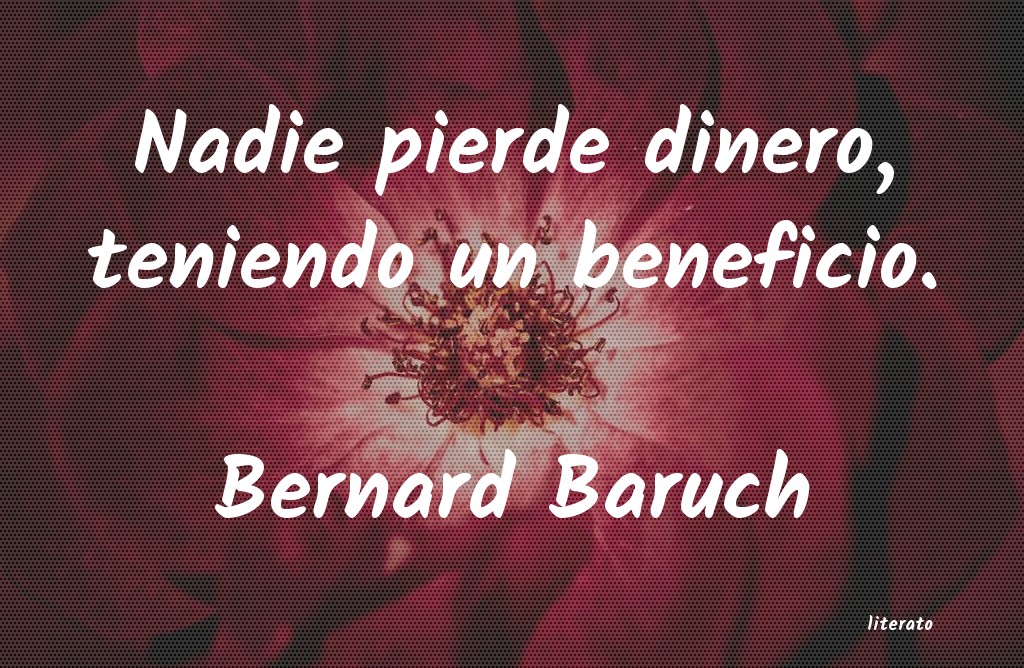 frases de Bernard Baruch