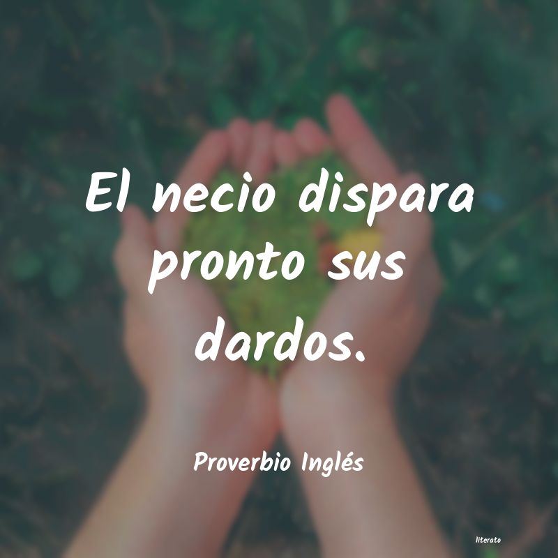 Frases de Proverbio Inglés