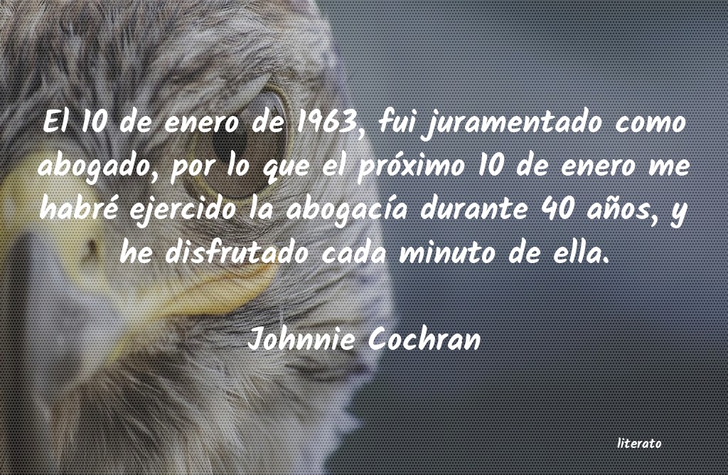 Frases de Johnnie Cochran