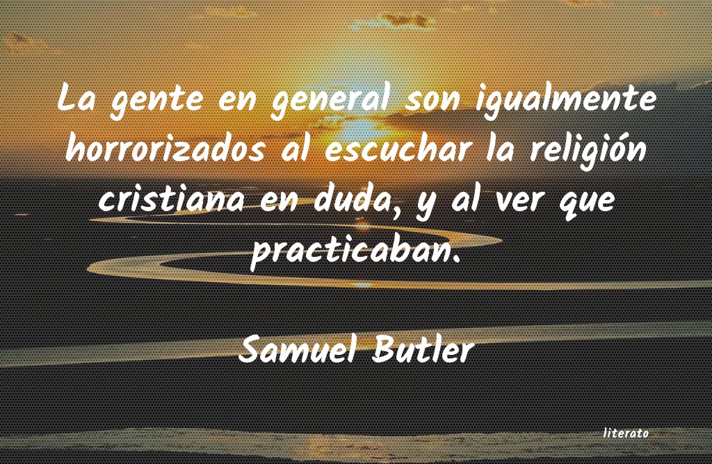 Frases de Samuel Butler