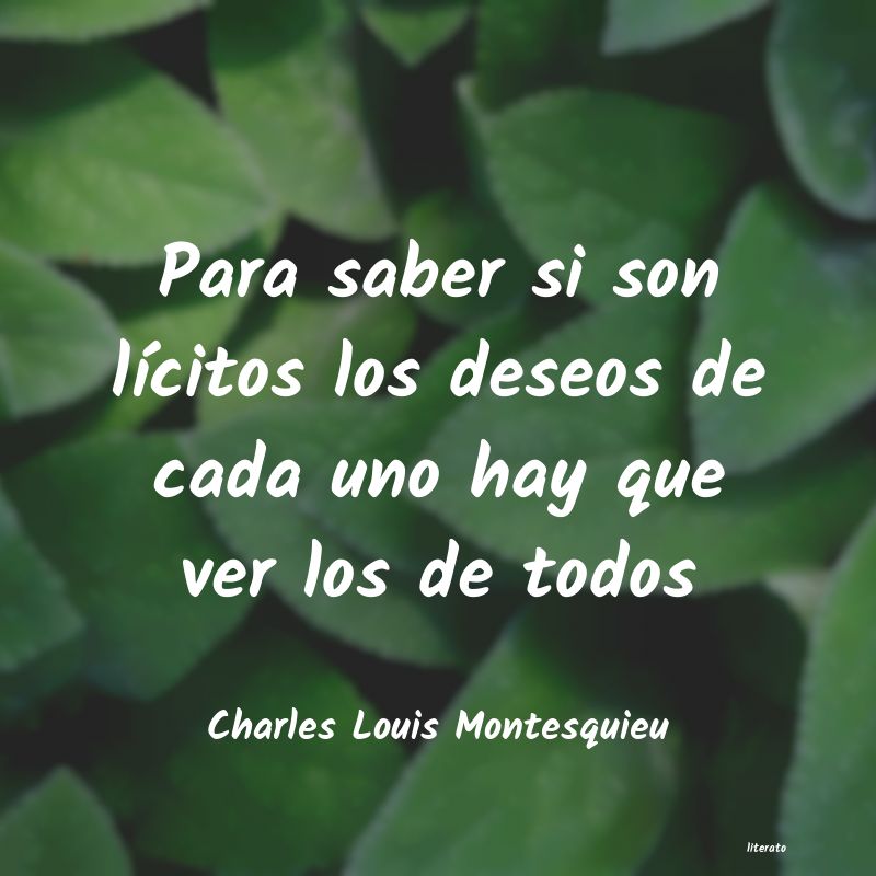 Frases de Charles Louis Montesquieu