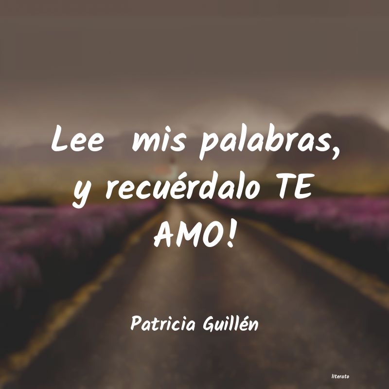 frases de Patricia Guillén
