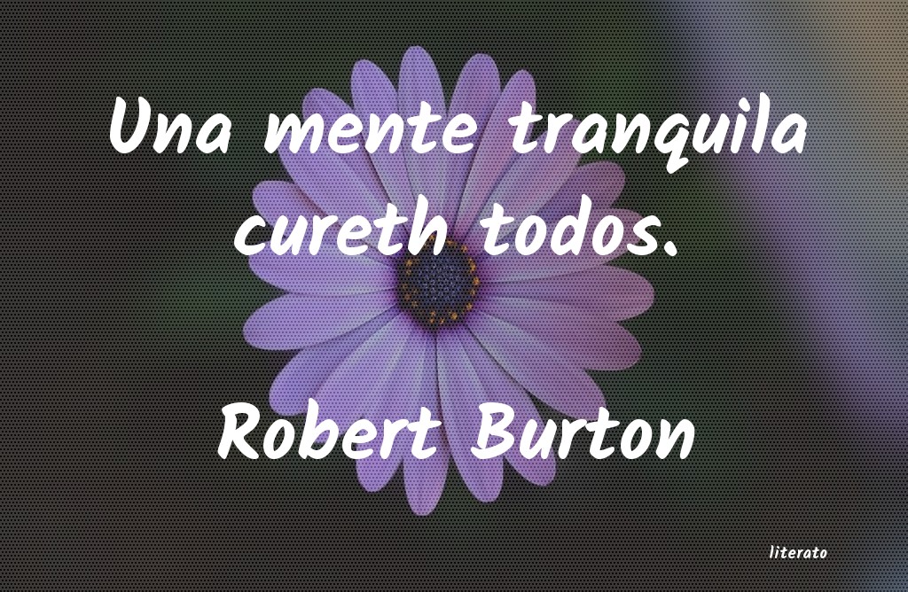 frases de Robert Burton