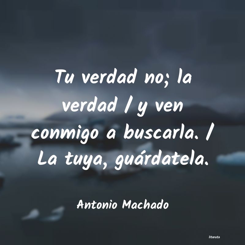 frases de Antonio Machado