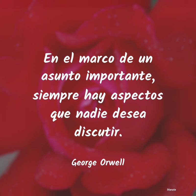 frases de George Orwell